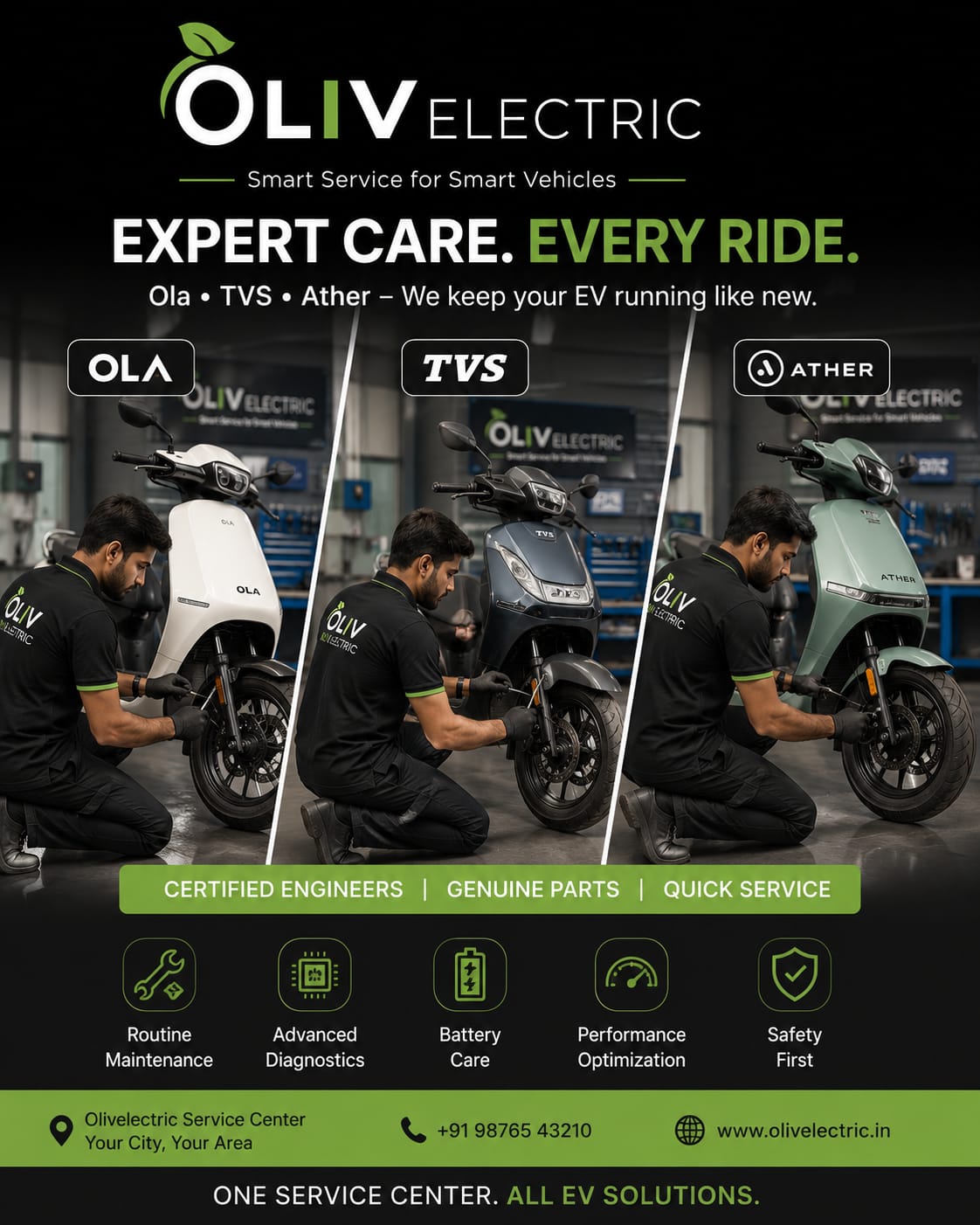 OLIV Electric EV Repair